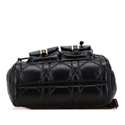 Dior Caro Macrocannage Leather Backpack