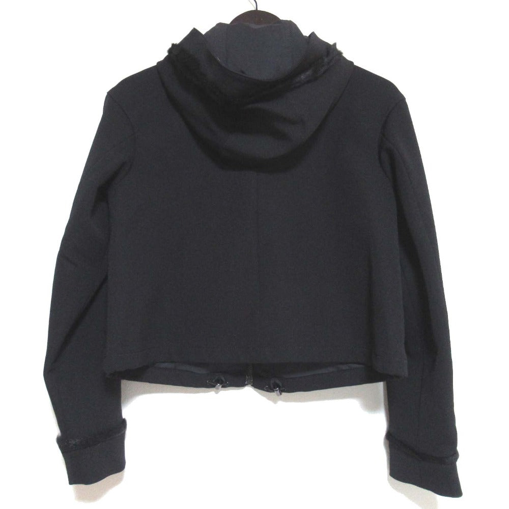 Prada Sport Nylon Goat Fur Jacket
