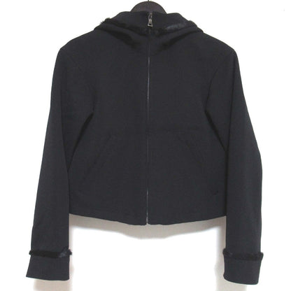 Prada Sport Nylon Goat Fur Jacket