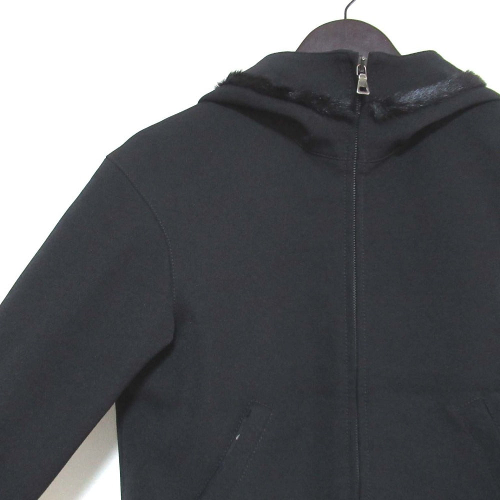 Prada Sport Nylon Goat Fur Jacket