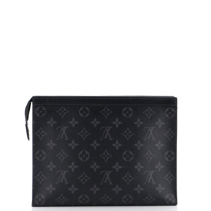 Louis Vuitton Pochette Voyage Monogram Eclipse Canvas MM