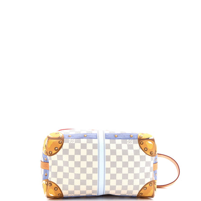 Louis Vuitton Speedy Bandouliere Bag Limited Edition Damier Summer Trunks 30