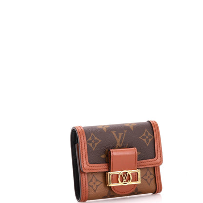 Louis Vuitton Dauphine Wallet Reverse Monogram Canvas Compact