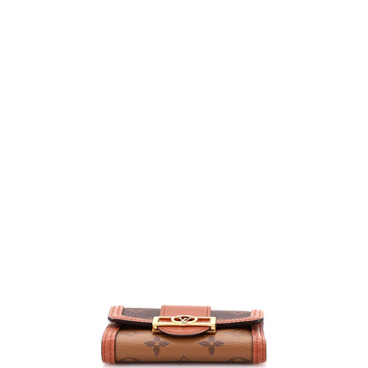 Louis Vuitton Dauphine Wallet Reverse Monogram Canvas Compact