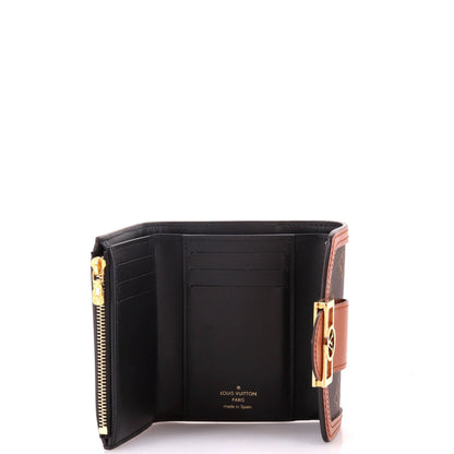 Louis Vuitton Dauphine Wallet Reverse Monogram Canvas Compact