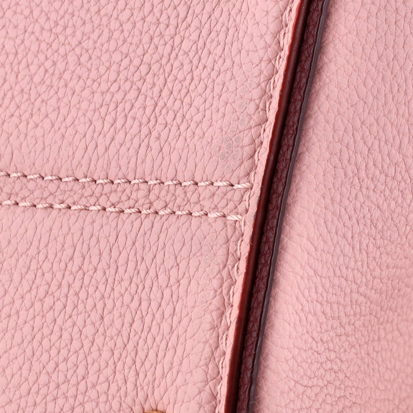 Louis Vuitton Double V Handbag Calfskin with Monogram Canvas