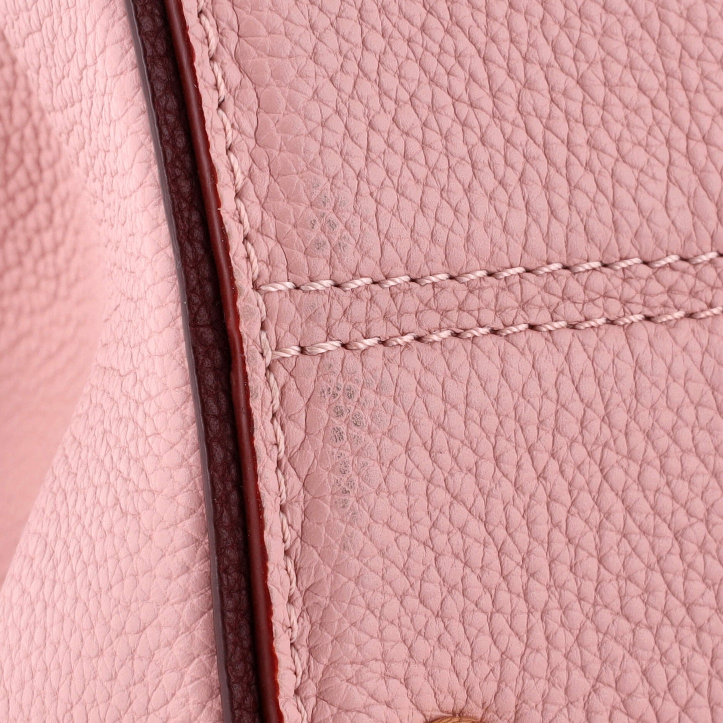 Louis Vuitton Double V Handbag Calfskin with Monogram Canvas
