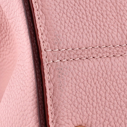 Louis Vuitton Double V Handbag Calfskin with Monogram Canvas