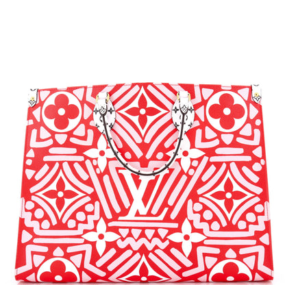 Louis Vuitton OnTheGo Tote Limited Edition Crafty Monogram Giant GM