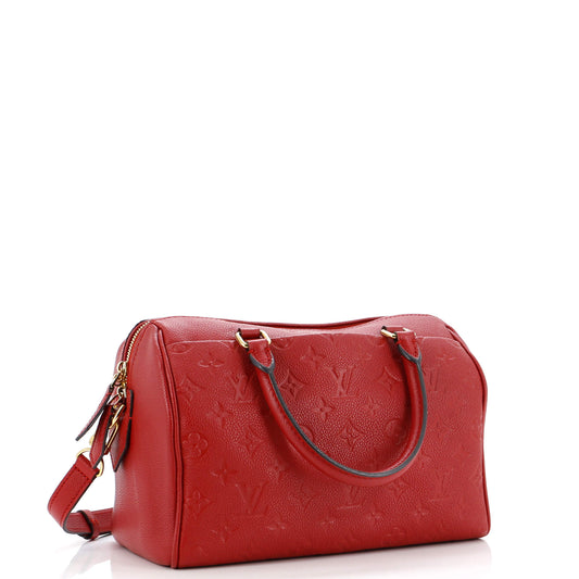 Louis Vuitton Speedy Bandouliere NM Bag Monogram Empreinte Leather 25