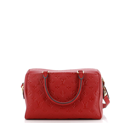 Louis Vuitton Speedy Bandouliere NM Bag Monogram Empreinte Leather 25