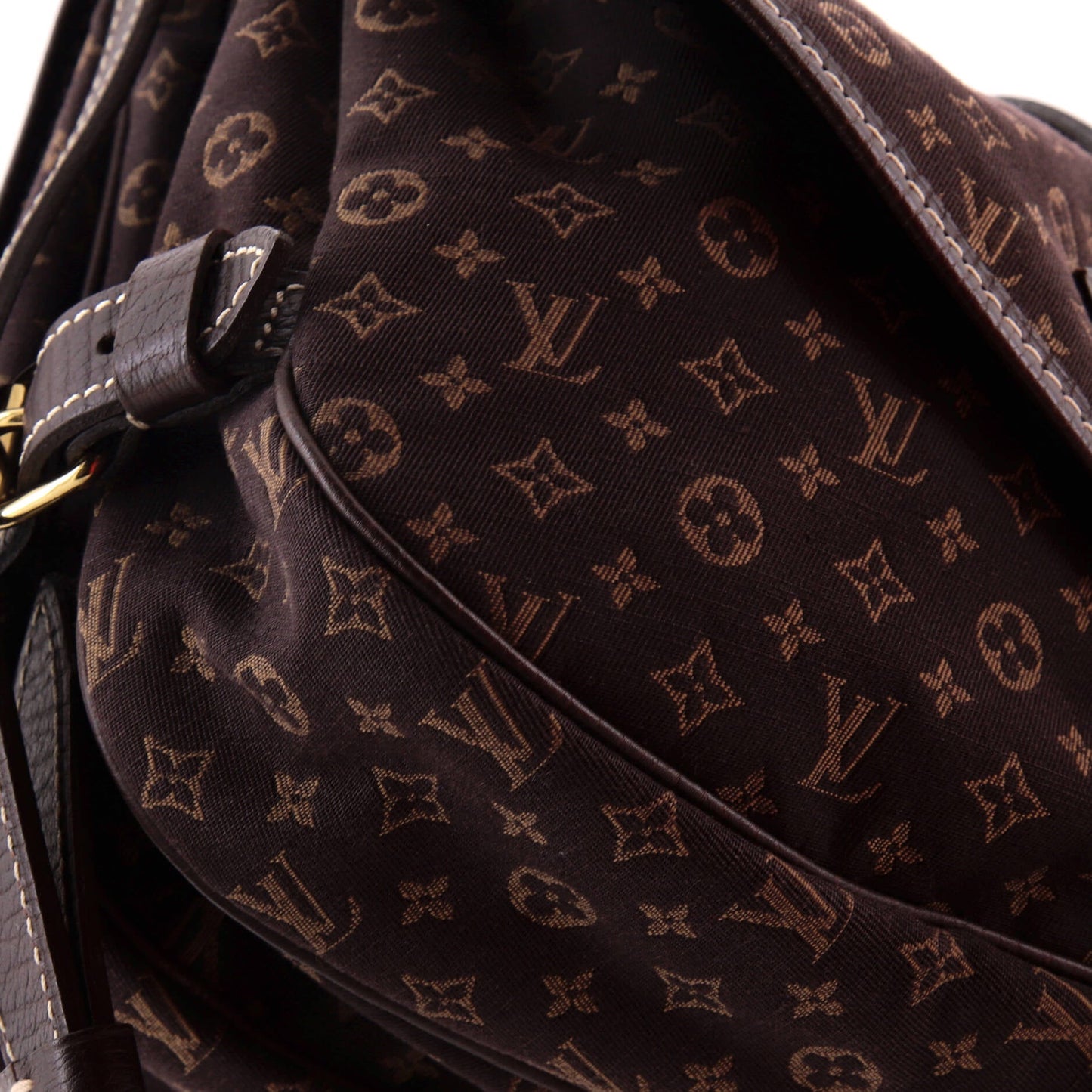 Louis Vuitton Saumur Handbag Mini Lin 30