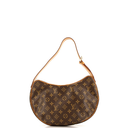 Louis Vuitton Croissant Handbag Monogram Canvas MM