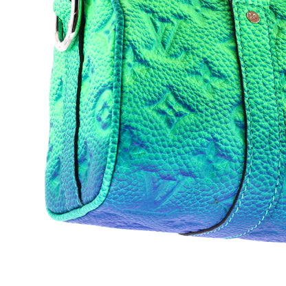 Louis Vuitton Keepall Bandouliere Bag Limited Edition Illusion Monogram Taurillon Leather XS