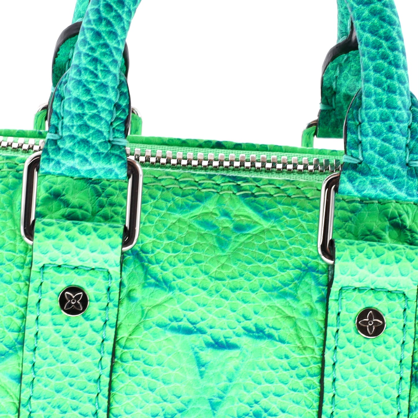 Louis Vuitton Keepall Bandouliere Bag Limited Edition Illusion Monogram Taurillon Leather XS