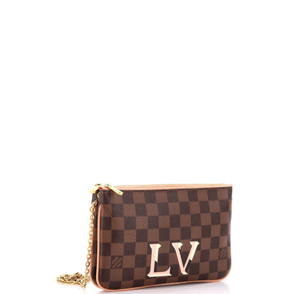 Louis Vuitton Double Zip Pochette Damier