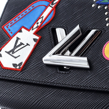 Louis Vuitton Twist Handbag Limited Edition Patches Epi Leather MM