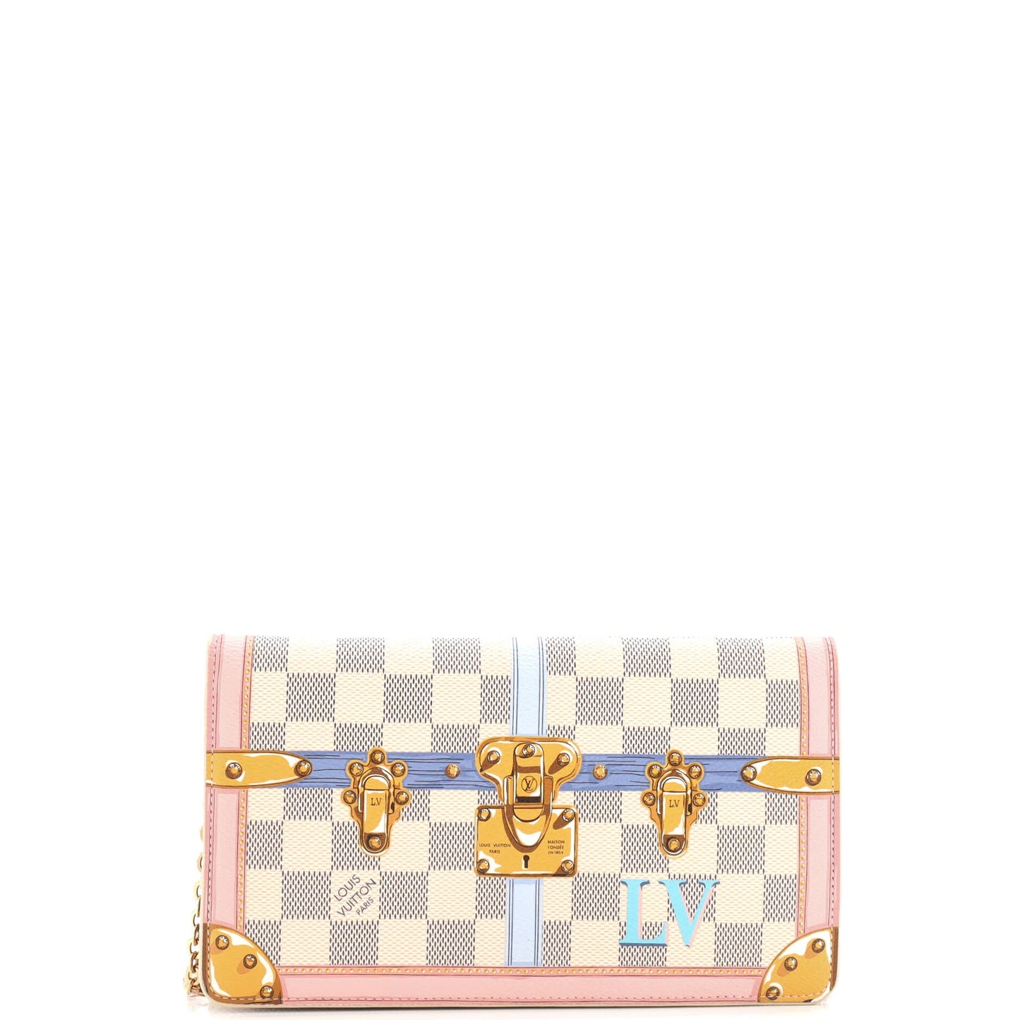 Louis Vuitton Weekend Pochette Limited Edition Damier Summer Trunks