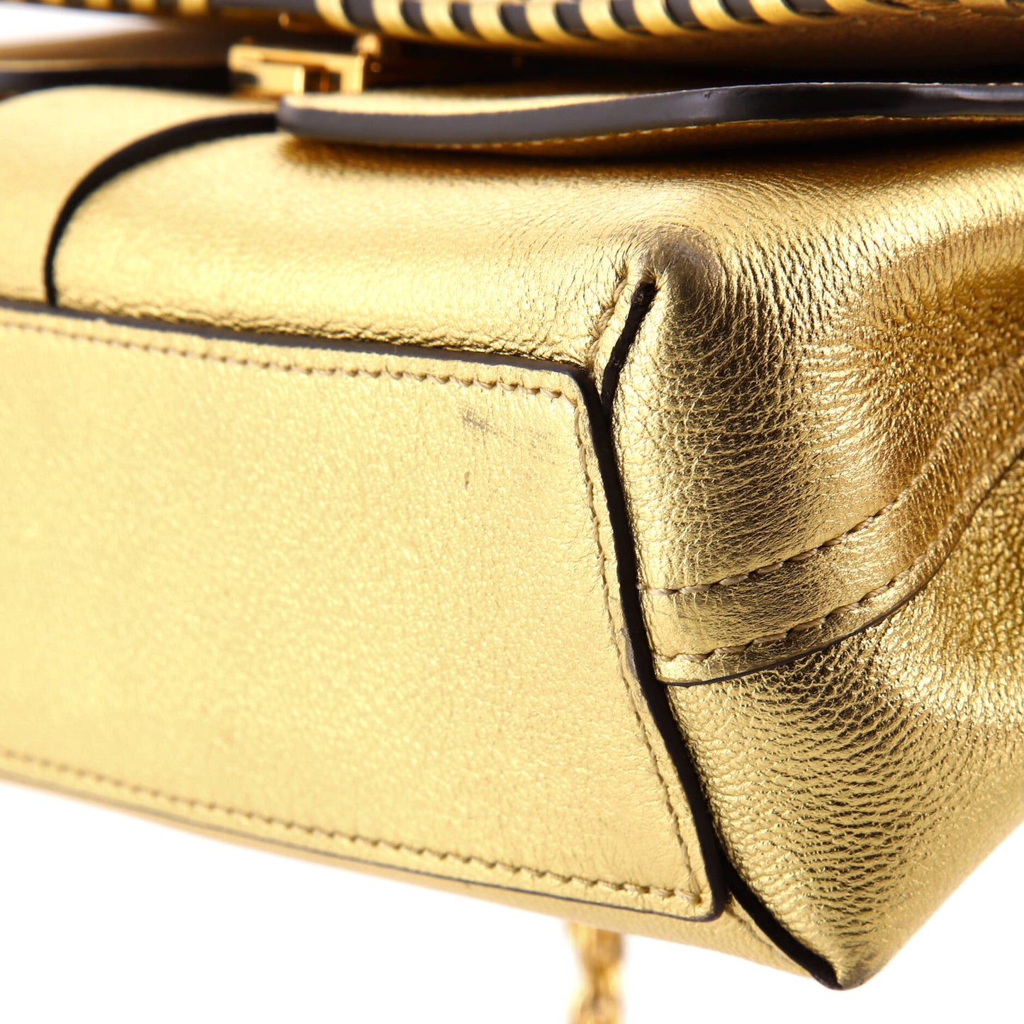 Louis Vuitton Very Chain Bag Whipstitch Leather