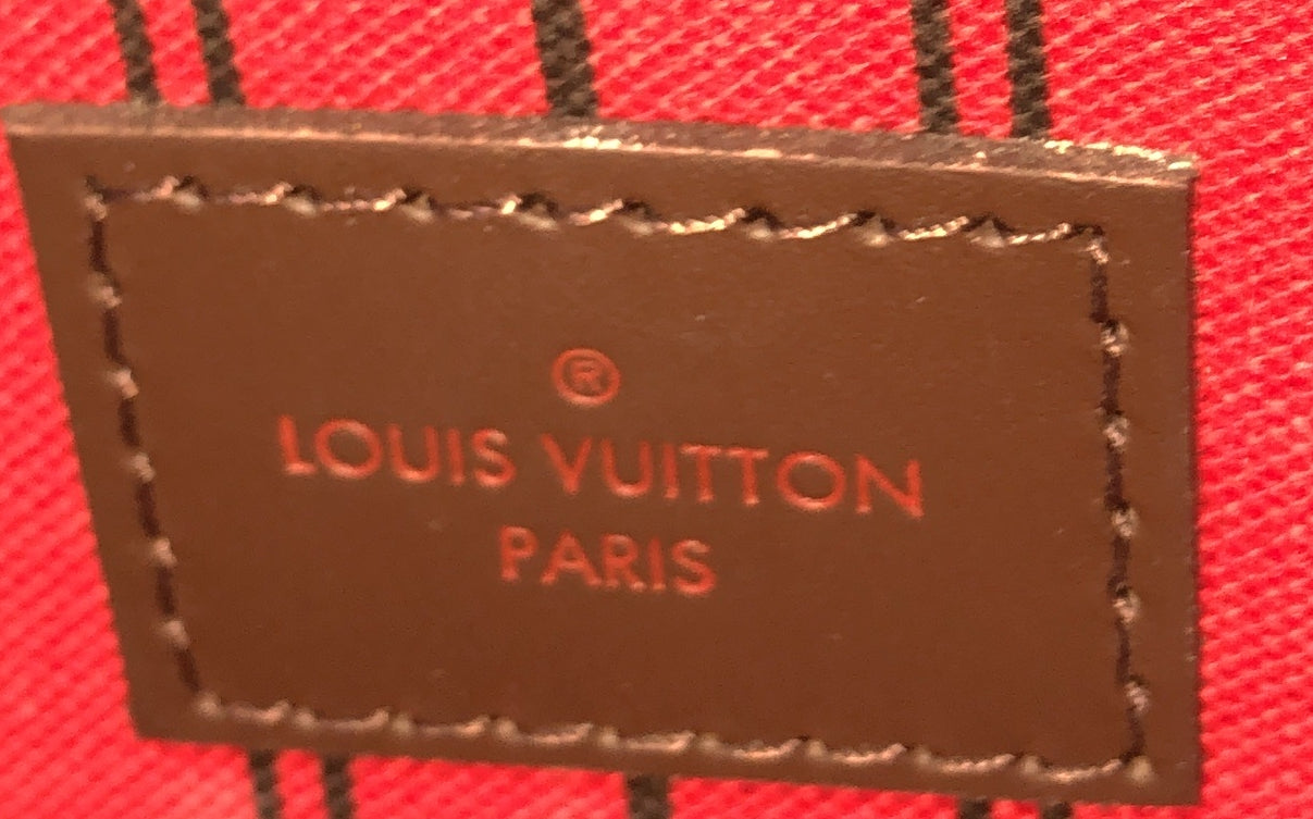 Louis Vuitton Neverfull Pochette Damier Large