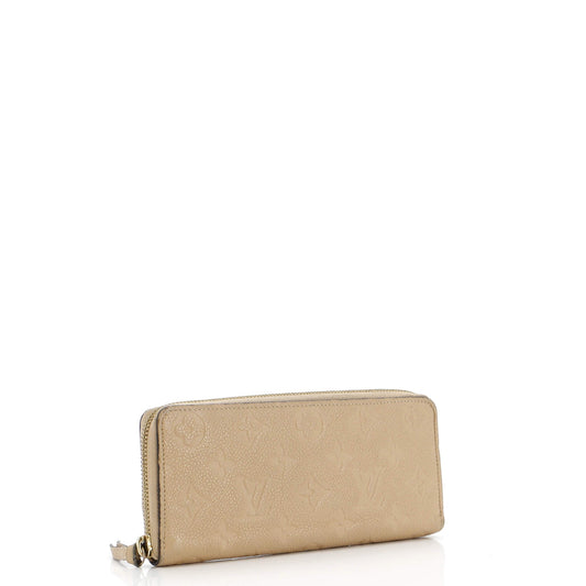 Louis Vuitton Clemence Wallet Monogram Empreinte Leather