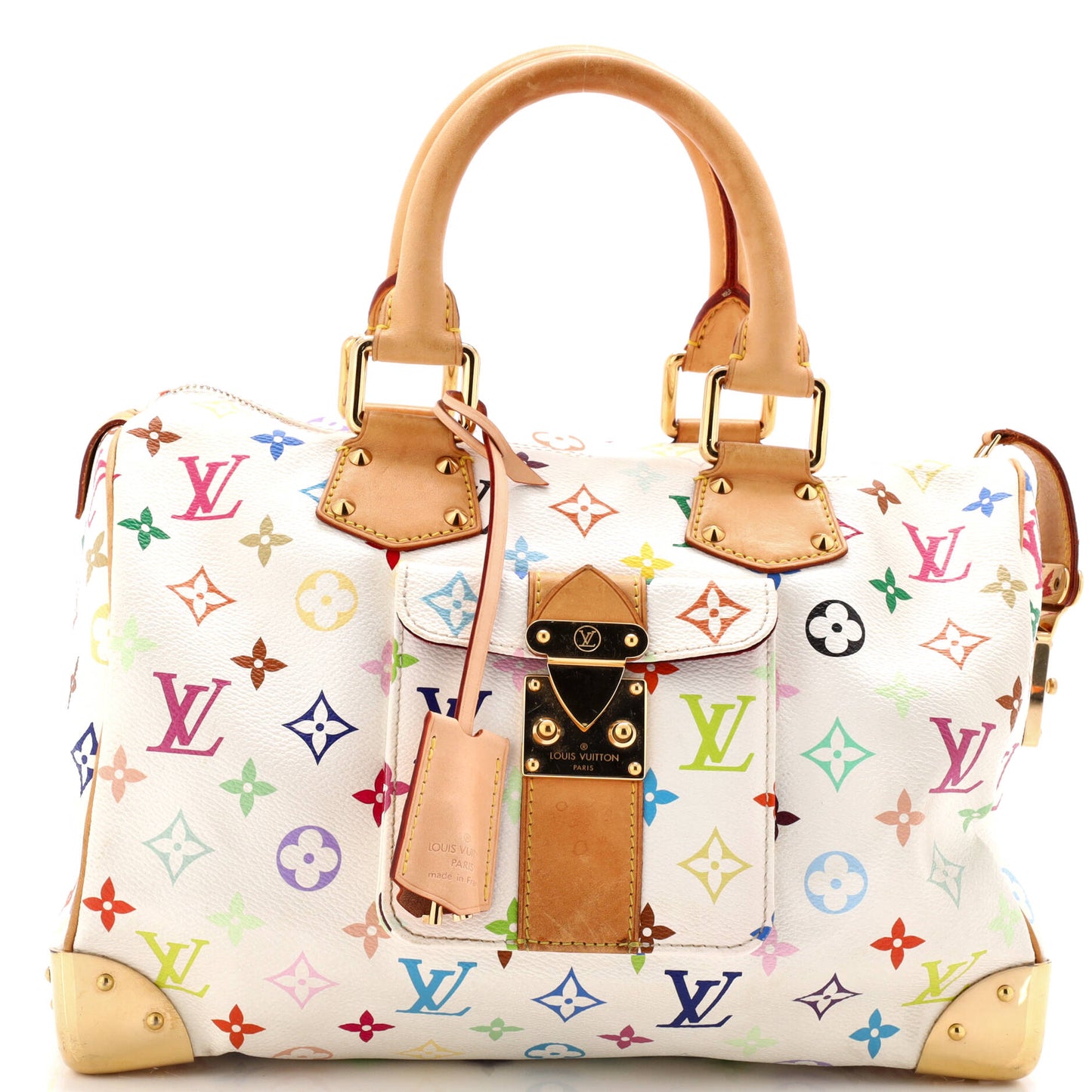 Louis Vuitton Speedy Handbag Monogram Multicolor 30