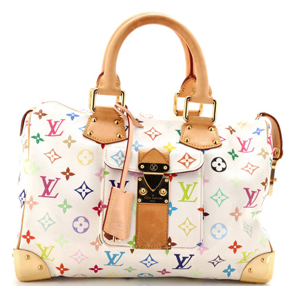 Louis Vuitton Speedy Handbag Monogram Multicolor 30
