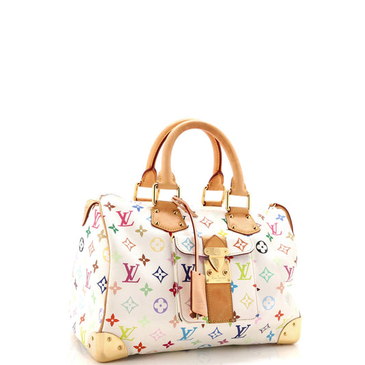 Louis Vuitton Speedy Handbag Monogram Multicolor 30