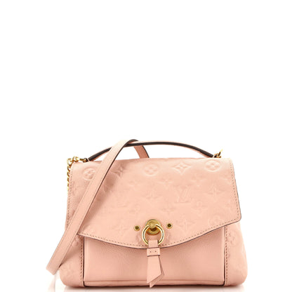Louis Vuitton Blanche Handbag Monogram Empreinte Leather BB