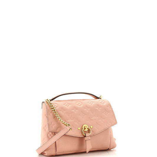 Louis Vuitton Blanche Handbag Monogram Empreinte Leather BB