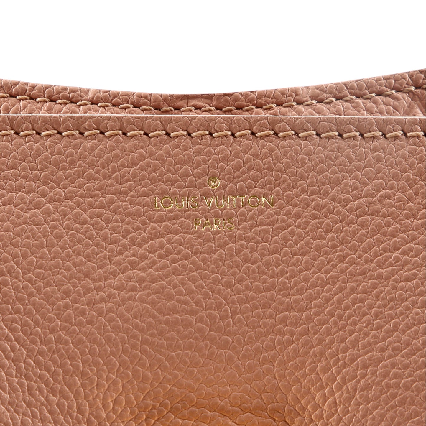 Louis Vuitton Blanche Handbag Monogram Empreinte Leather BB
