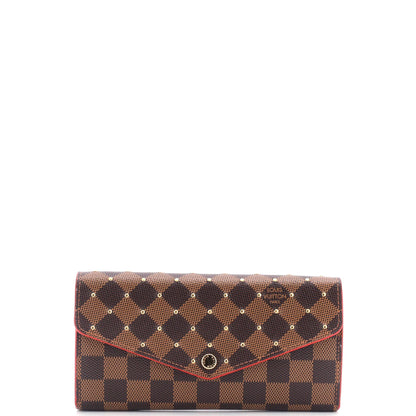 Louis Vuitton Sarah Wallet NM Studded Damier