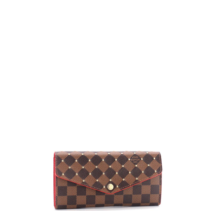 Louis Vuitton Sarah Wallet NM Studded Damier