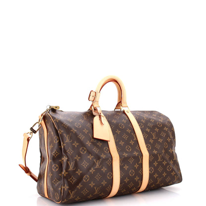 Louis Vuitton Keepall Bandouliere Bag Monogram Canvas 45