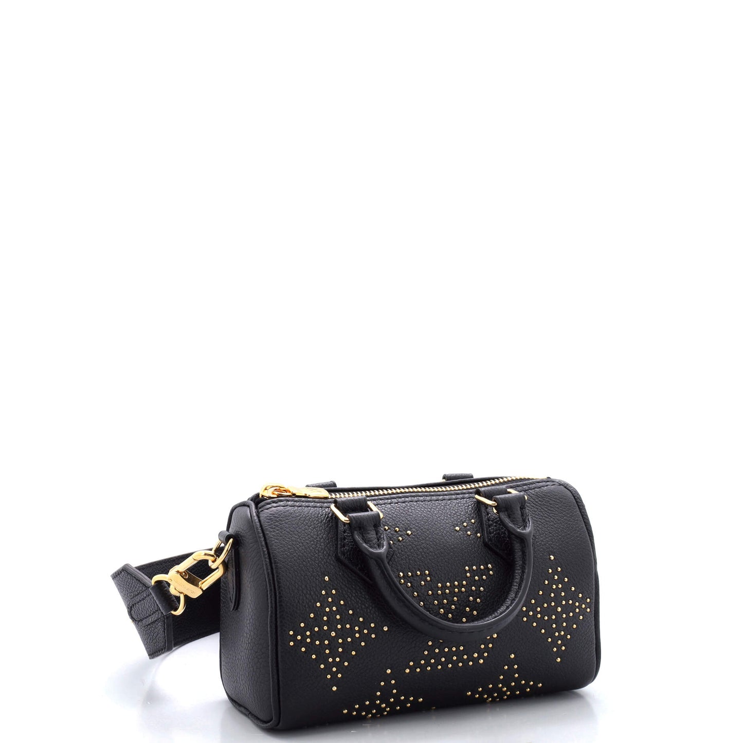 Louis Vuitton Speedy Bandouliere NM Bag Studded Leather Nano