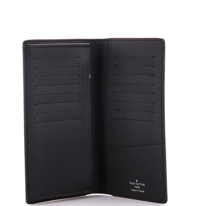 Louis Vuitton Brazza Wallet Limited Edition Room with a View Printed Monogram Eclipse Canvas