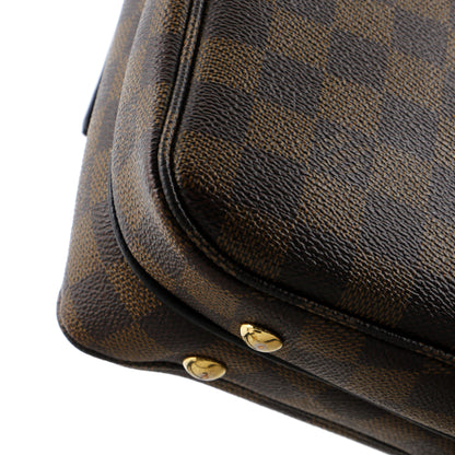 Louis Vuitton Clapton Handbag Damier and Leather PM