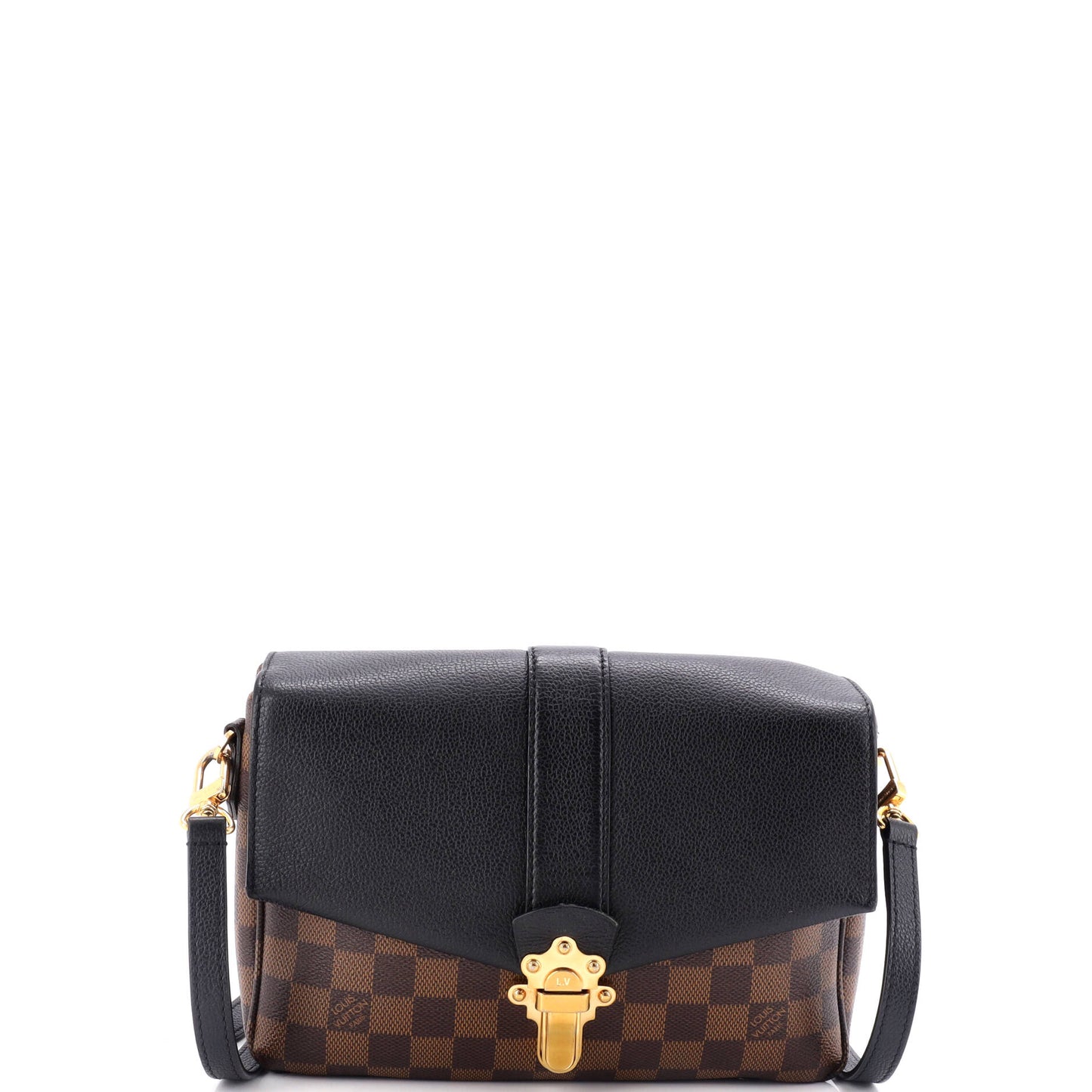 Louis Vuitton Clapton Handbag Damier and Leather PM