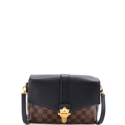 Louis Vuitton Clapton Handbag Damier and Leather PM