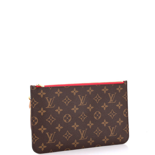 Louis Vuitton Neverfull Pochette Monogram Canvas Large