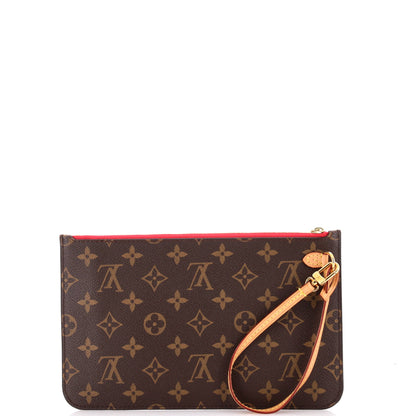 Louis Vuitton Neverfull Pochette Monogram Canvas Large