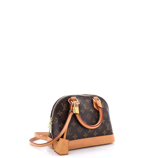 Louis Vuitton Alma Handbag Monogram Canvas BB