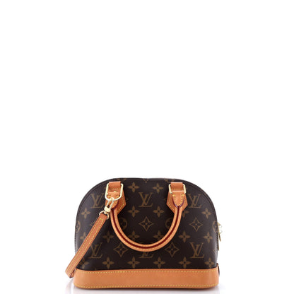 Louis Vuitton Alma Handbag Monogram Canvas BB