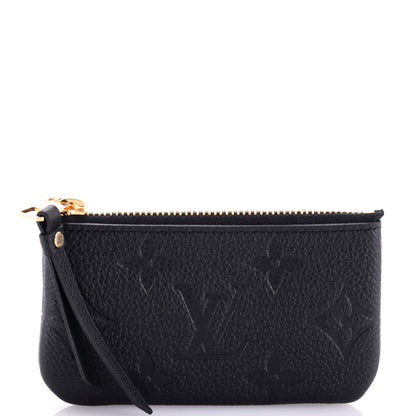 Louis Vuitton Zip Key Pouch Monogram Empreinte Leather