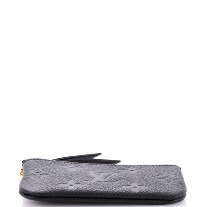 Louis Vuitton Zip Key Pouch Monogram Empreinte Leather