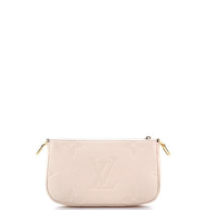 Louis Vuitton Multi Pochette Accessoires Pouch Monogram Empreinte Giant Small