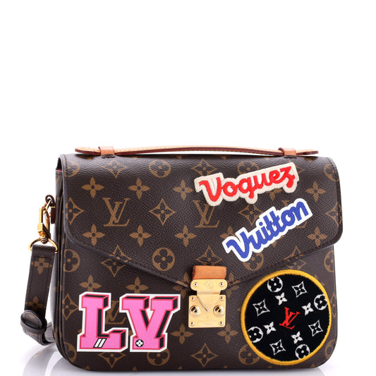 Louis Vuitton Pochette Metis Limited Edition Patches Monogram Canvas