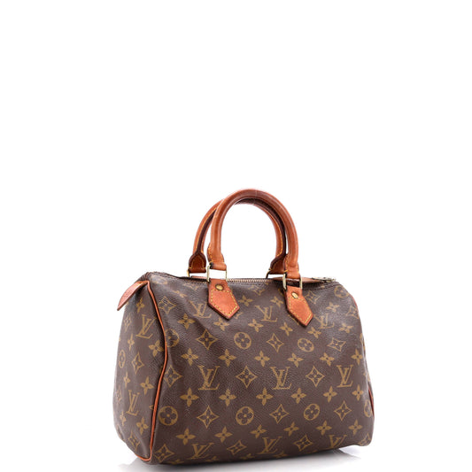 Louis Vuitton Speedy Handbag Monogram Canvas 25