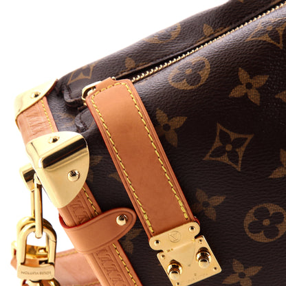 Louis Vuitton Side Trunk Handbag Monogram Canvas PM