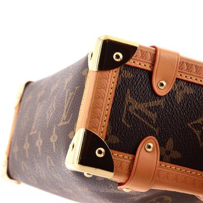 Louis Vuitton Side Trunk Handbag Monogram Canvas PM